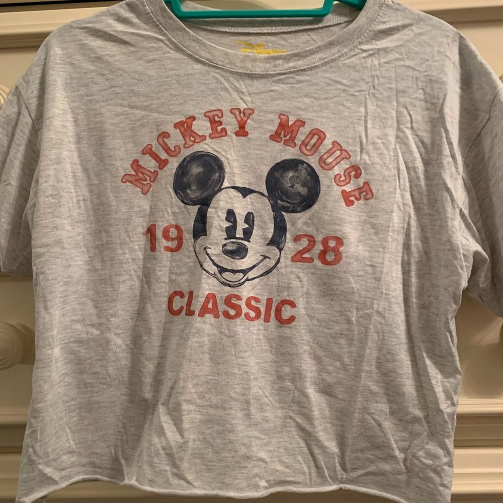 Target Mickey Mouse Crop Top Medium